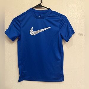 Nike Kids Dri Fit Blue Graphic Tee size M